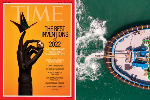 Sparky the electric tugboat is on TIME's list of inventions of the year 2022
